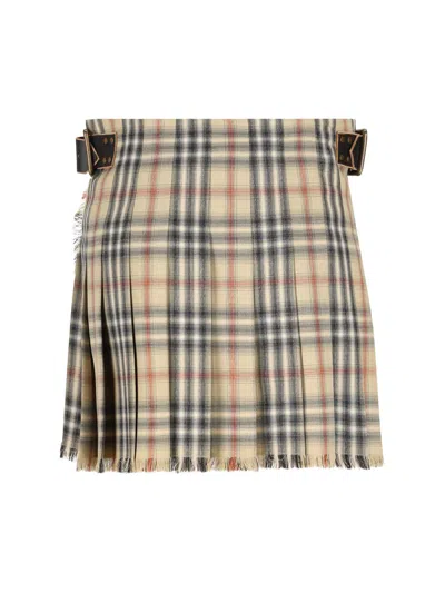 Burberry Skirts In Multi