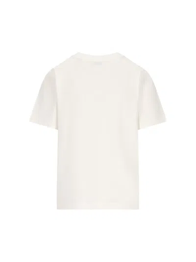 Burberry T-shirt And Polo Shirt In White