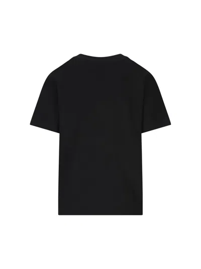 Burberry Frankie Logo Graphic T-shirt In Black