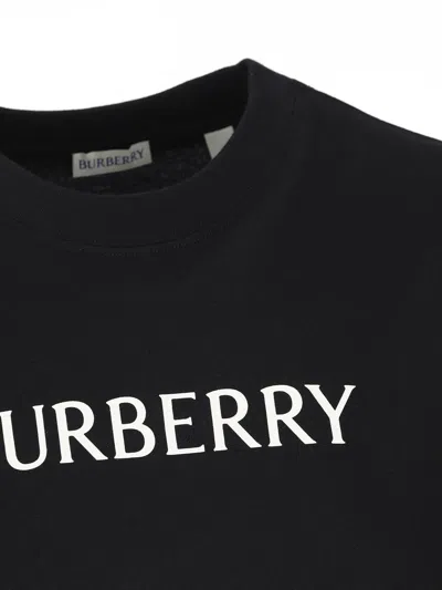 Burberry Frankie Logo Graphic T-shirt In Black