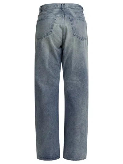 Auralee Women Heavy Denim Jeans In Blue