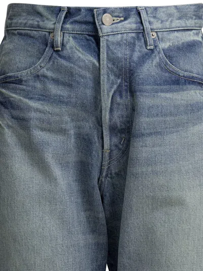 Auralee Women Heavy Denim Jeans In Blue