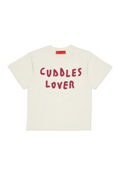 Max & Co T-shirt À Imprimé Cuddles Lover In White