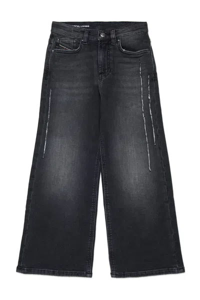 Diesel D-argix-j Jjj Distressed Jeans In Black