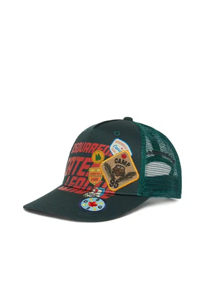 Dsquared2 Baseball Cap With Logo In Green