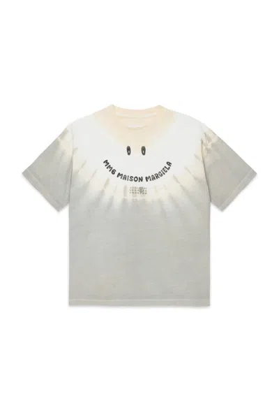 Mm6 Maison Margiela Crew-neck T-shirt In Gray