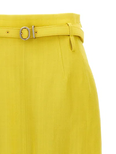 Jil Sander 66 Skirts Yellow In Yellow