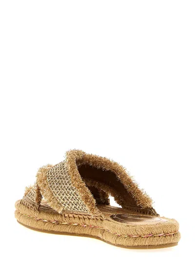 Jimmy Choo Aciel Sandals Gold In Multi