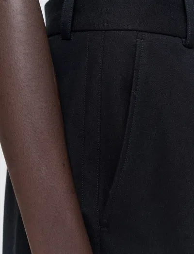 Joseph Yukio Gabardine Stretch Trousers In Black