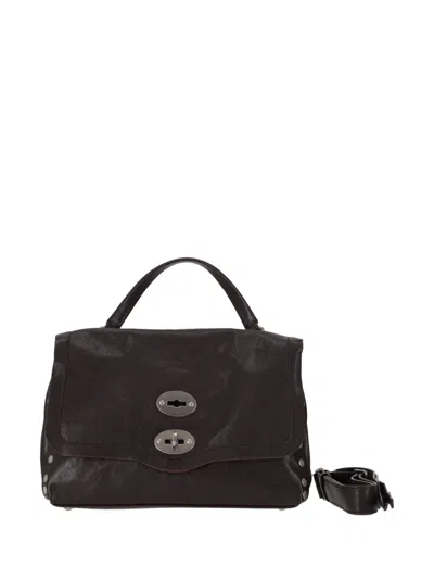 Zanellato Dark Brown Postina Satchel In Brown