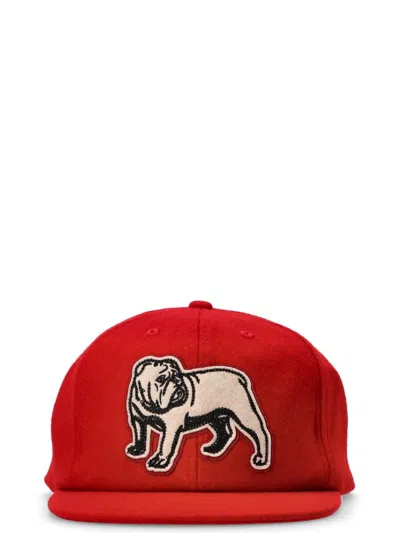 Icecream Mens Red Bulldog Wool-blend Bulldog Cap Xs In Red