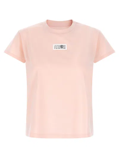 Mm6 Maison Margiela T-shirt E Polo Rosa In Pink
