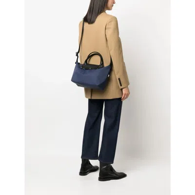 Longchamp Tote Bags In Blue