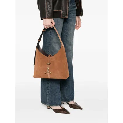 Strathberry Kite Shoulder Bag In Brown