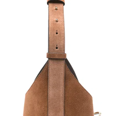 Strathberry Kite Shoulder Bag In Brown