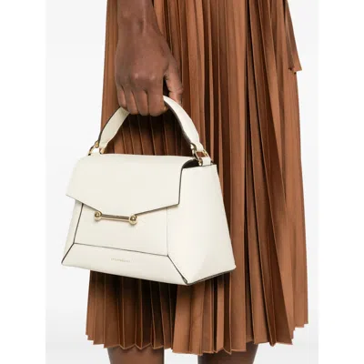 Strathberry Nano Mosaic Tote Bag In Neutral