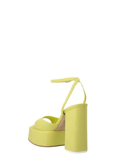 3juin Beth Sandals Green In Gold