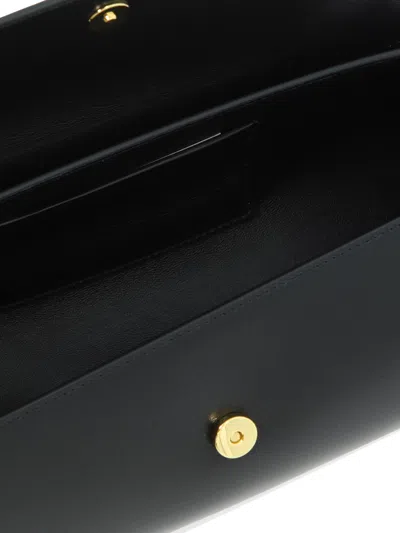 Jil Sander Cannolo Shoulder Bag In Black