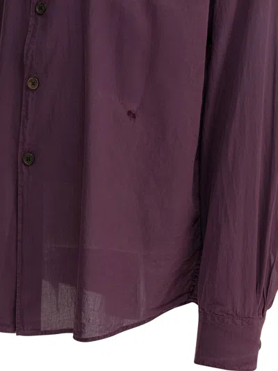 Our Legacy Cotton Shirt Shirts Bordeaux In Purple
