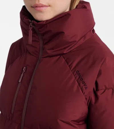 Cordova Cortina Down Ski Jacket In Burgundy
