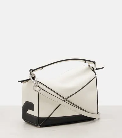 Loewe X Louis Wain Futurist Cat Puzzle Tote Bag In White