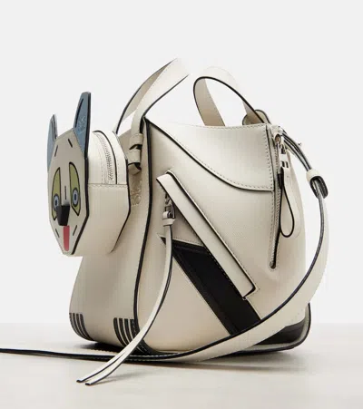 Loewe X Louis Wain Futurist Cat Hammock Tote Bag In White