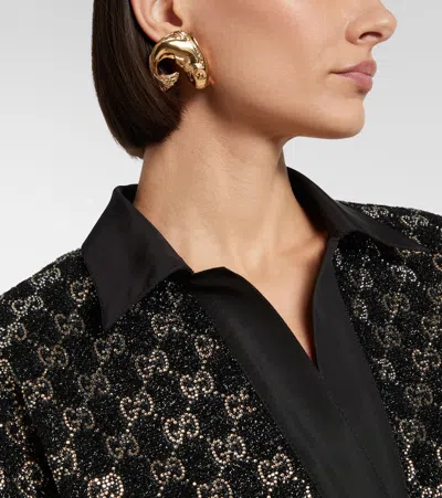 Gucci Clip-on Earrings In Gold