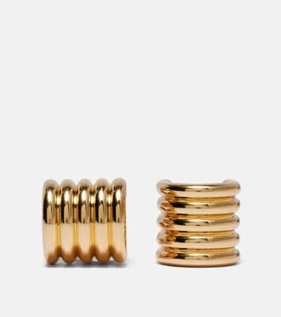 Dehanche Déhanche Hollyhock Gold-plated Sterling Silver Earrings In Gold