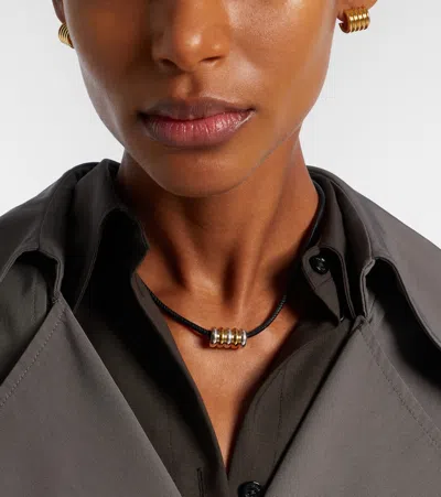 Dehanche Déhanche Hollyhock Gold-plated Sterling Silver Earrings In Gold