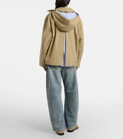 Loewe Anagram Barrel-leg Jeans In Blue