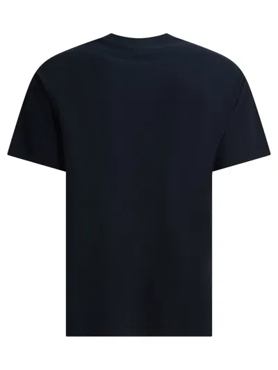 Givenchy Basic Cotton T-shirt With Mini Logo In Blue