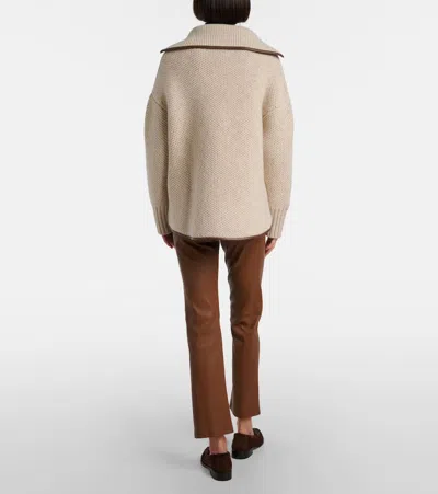 Joseph Cropped Leather Bootcut Pants In Brown