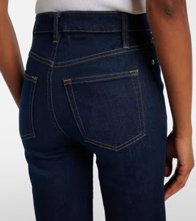 Frame Le Sleek Straight Jeans In Black