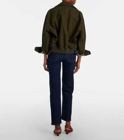 Frame Le Sleek Straight Jeans In Black