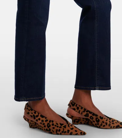 Frame Le Sleek Straight Jeans In Black