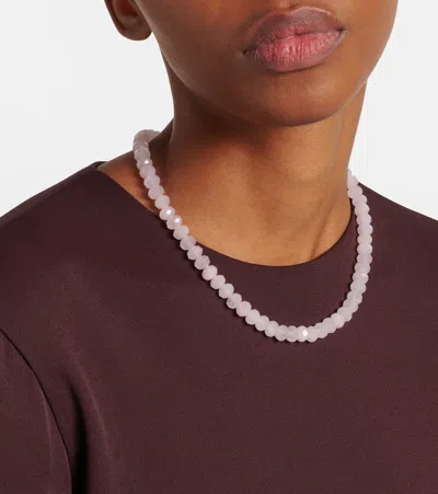 Jennifer Behr Amani Beaded Necklace In Pink