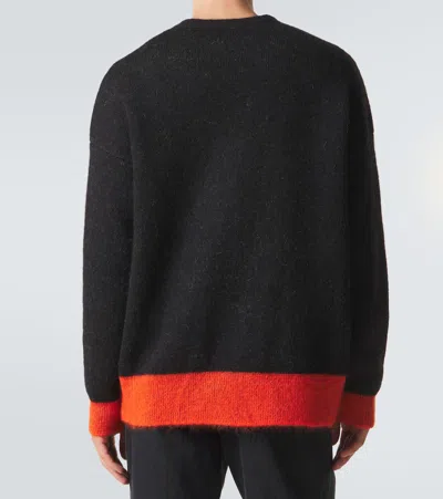 Loewe X Louis Wain Mohair-blend Cardigan In Black