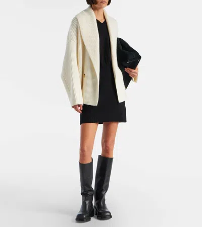 Vince Knitted Miniskirt In Black