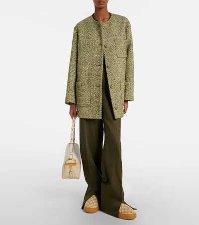 Gucci Gg Suede Ankle Boots In Brown