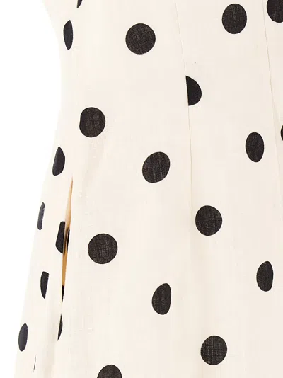 Zimmermann Crush V Neck Midi Dress In Multicolor