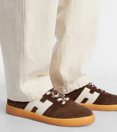 Hogan Cool Suede Sneakers In Multi