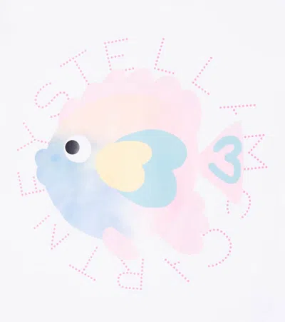 Stella Mccartney Tee Fish In White