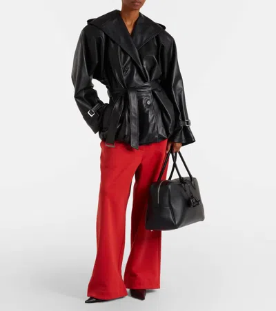 Magda Butrym Brigitte Large Leather Tote Bag In Black