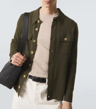 Arch4 Redcar Cashmere Cardigan In Green