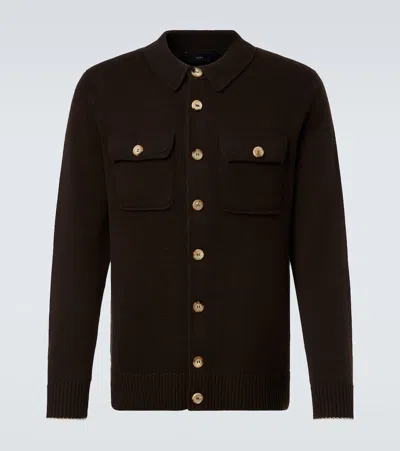 Arch4 Mr Redcar Cashmere Cardigan In Brown