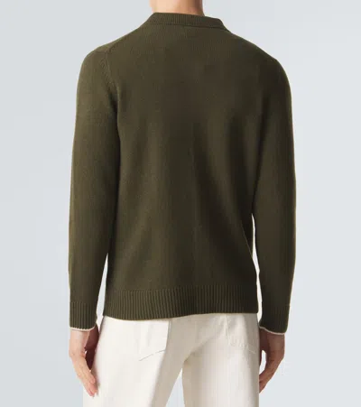 Arch4 Redcar Cashmere Cardigan In Green