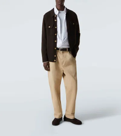 Arch4 Mr Redcar Cashmere Cardigan In Brown