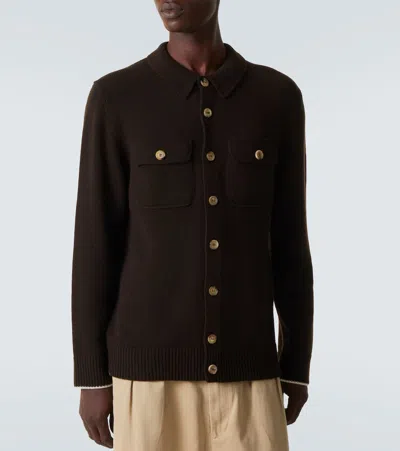 Arch4 Mr Redcar Cashmere Cardigan In Brown