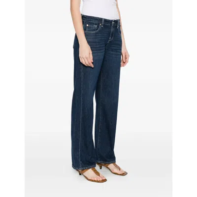 7 For All Mankind Straight Jeans In Blue
