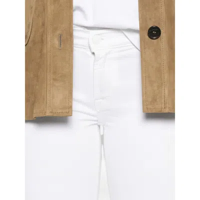 7 For All Mankind Bootcut Jeans In White
